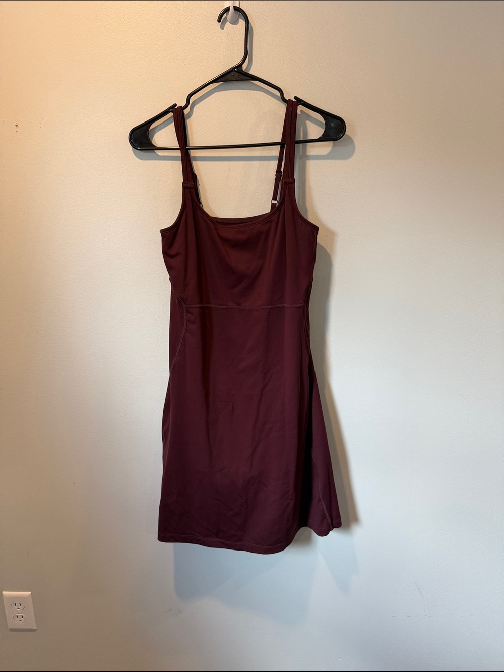 Universal Standard GAME Next-to-Naked Dress Burgundy Size S 14-16